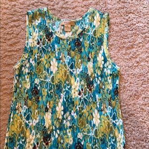 Polyester stretchy tank top